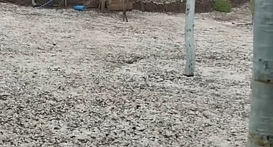 Amasya'da dolu yağışı
