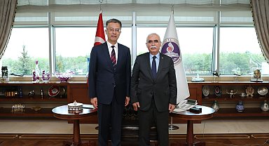 Anayasa Mahkemesi Başkanı Özkaya, Çin Yüksek Halk Mahkemesi Başkan Yardımcısı Liang'ı kabul etti