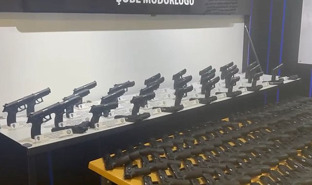 Ankara'da 228 adet tabanca ele geçirildi