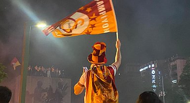Ankara'da Galatasaray'ın 26'ncı şampiyonluğu coşkuyla kutlandı