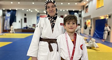Anneannesinin çalıştırdığı Aras, judoda Türkiye 3'üncüsü oldu