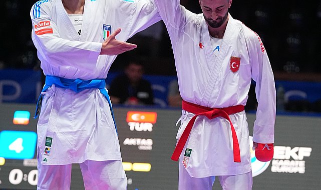 Avrupa Karate Şampiyonası'nda Uğur Aktaş'tan gümüş madalya