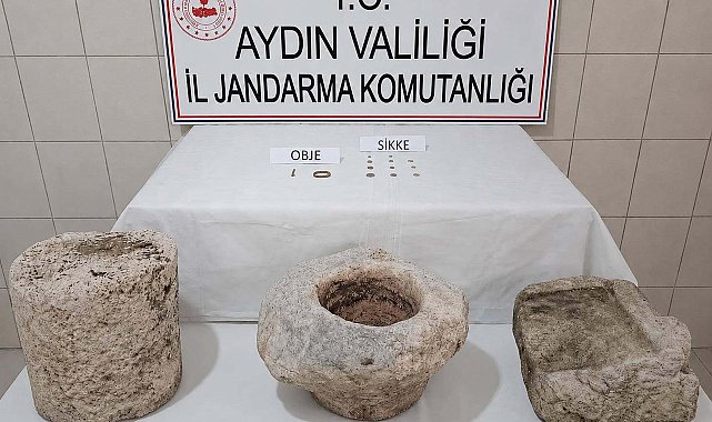 Aydın'da 'tarihi eser' operasyonu; 1 gözaltı
