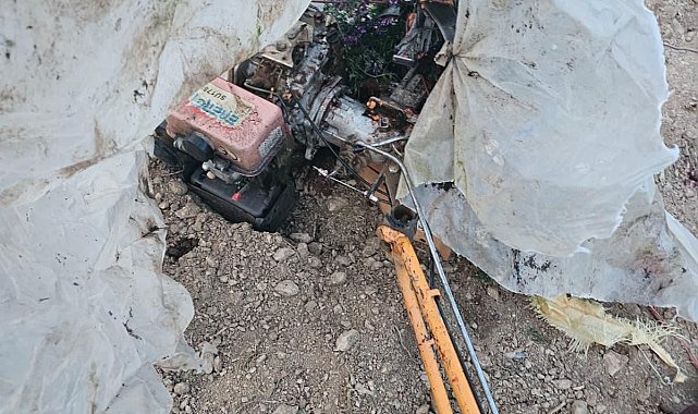 Aydın'da çapa makinesine kapılan 9 yaşındaki Hakan, hayatını kaybetti