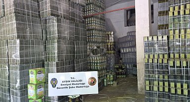 Aydın'da tağşiş ürün ele geçirilen deponun sahibine 1,8 milyon lira ceza