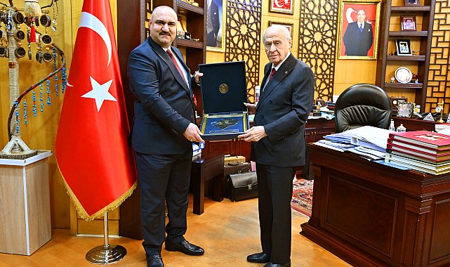Bahçeli, Kerkük Valisi Muhammed Seman Ağa'yı kabul etti