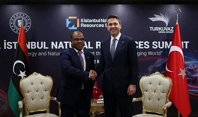 Bakan Alparslan Bayraktar, Libya Petrol ve Gaz Bakanı Abdülsadık ile görüştü
