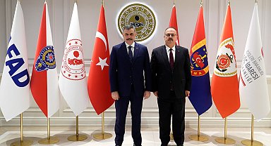 Bakan Çiftçi, Ankara Valisi Canbolat'ı kabul etti