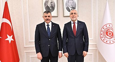 Bakan Çiftçi, Bakan Işıkhan'ı ziyaret etti