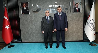 Bakan Çiftçi, Erzurum'da, Geri Gönderme Merkezi'nde incelemelerde bulundu