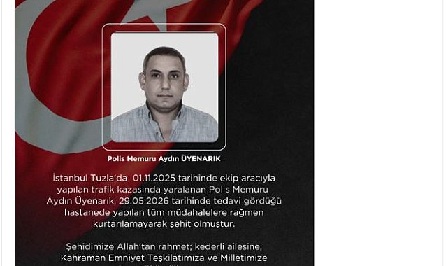 Bakan Çiftçi: Kazada yaralanan polis memuru şehit oldu