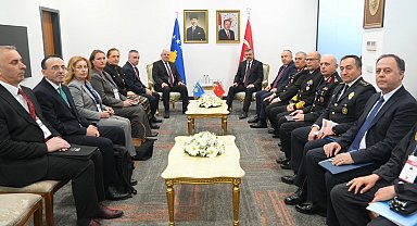 Bakan Çiftçi, Kosova Cumhuriyeti İçişleri Bakanı Sveçla ile görüştü