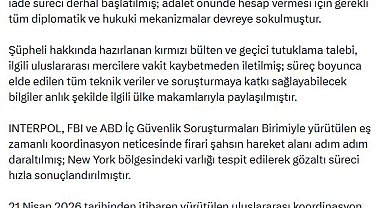 Bakan Çiftçi: Umut Altaş'ın iadesi için tüm mekanizmalar devreye sokuldu