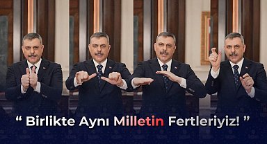 Bakan Çiftçi'den işaret diliyle 'Engelliler Haftası' mesajı
