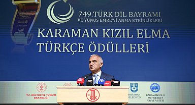 Bakan Ersoy: Türkçe, tarihle yaşıt medeniyet yürüyüşünün sesidir