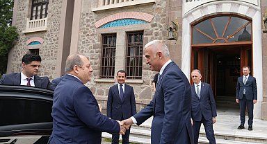 Bakan Ersoy, Yargıtay Başkanı Kerkez'i Cumhuriyet Müzesi'nde ağırladı