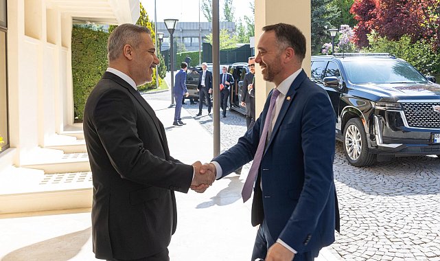 Bakan Fidan, Belçika Başbakan Yardımcısı Prevot ile görüştü