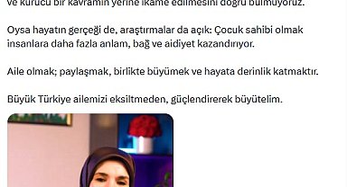 Bakan Göktaş: Aile, başka sevgilerle ikame edilecek kavram değildir