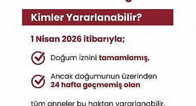 Bakan Göktaş: Doğumun üzerinden 24 hafta geçmemiş anneler, 8 hafta ilave izin kullanabilecek