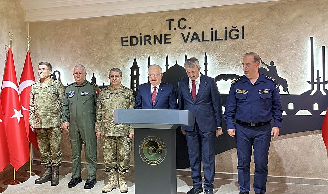 Bakan Güler, Edirne Valisi Sezer'i ziyaret etti