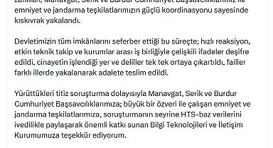 Bakan Gürlek: Kübra Yapıcı'nın katil zanlıları yakalandı