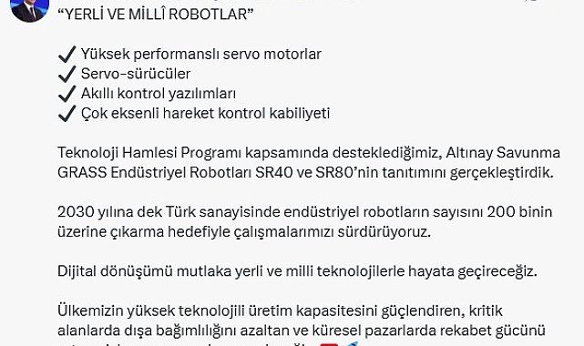 Bakan Kacır: Dijital dönüşümü yerli ve milli teknolojilerle hayata geçireceğiz