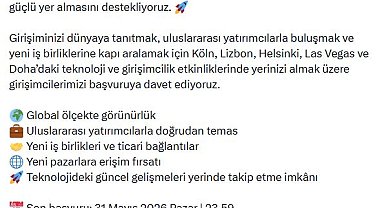 Bakan Kacır: Girişimlerimizi küresel sahnede destekliyoruz