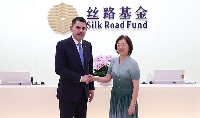 Bakan Kurum, İpek Yolu Fonu Yönetim Kurulu Başkanı Zhu ile görüştü