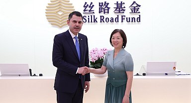 Bakan Kurum, İpek Yolu Fonu Yönetim Kurulu Başkanı Zhu ile görüştü