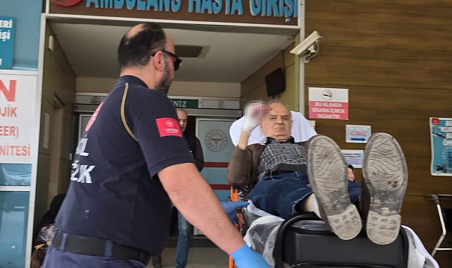 Bıçkı makinesine elini kaptıran iş yeri sahibinin parmağı koptu