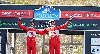 Bodrum Rallisi'nde kazanan Team Petrol Ofisi pilotu Kerem Kazaz oldu