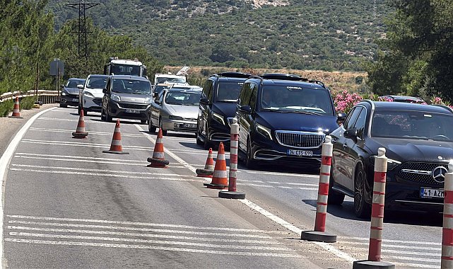 Bodrum'a Kurban Bayramı tatili kapsamında 150 bin araçla 500 bin kişi geldi