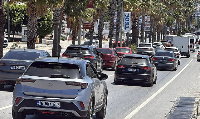 Bodrum'da son 36 saatte 25 binden fazla araç çıkış yaptı