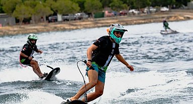 Bodrum'da su jeti, flyboard ve motosurf yarışları nefes kesti