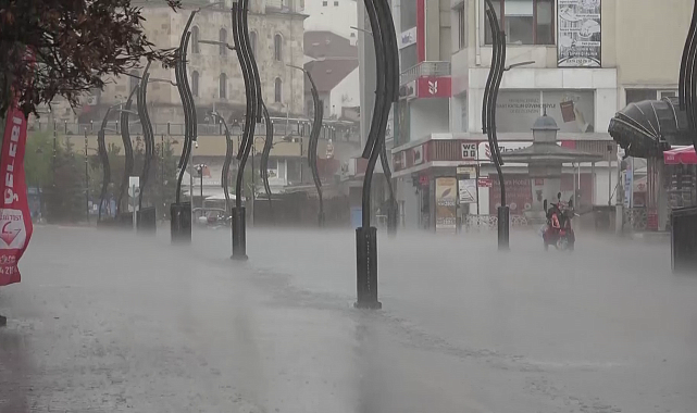 Bolu'da sağanak etkili oldu