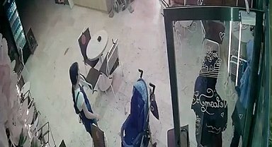 Bursa'da Fenerbahçeliler Derneğinde 2 çocuk yangın çıkardı; o anlar kamerada