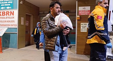 Bursa'da merdivenden düşen Güllüzar bebek, yaralandı