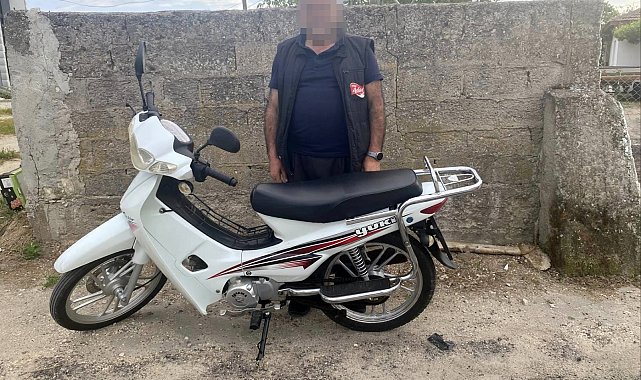 Çaldığı motosikleti saklayan şüpheli, kamera kayıtlarından yakalandı