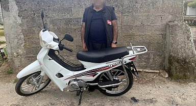 Çaldığı motosikleti saklayan şüpheli, kamera kayıtlarından yakalandı