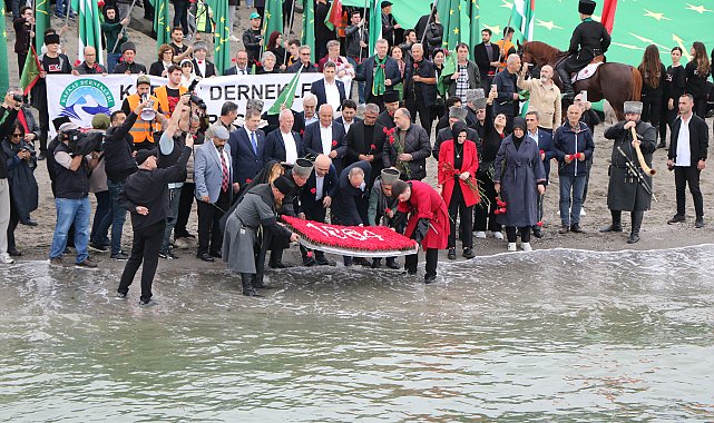 Çerkes Soykırımı ve Sürgünü'nün 162'nci yıl dönümünde Samsun'da anma yürüyüşü