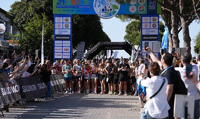 Çeşme Yarı Maratonu'nda ödüller sahiplerini buldu
