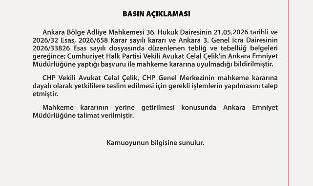 CHP Genel Merkezi'nde tahliye gerginliği