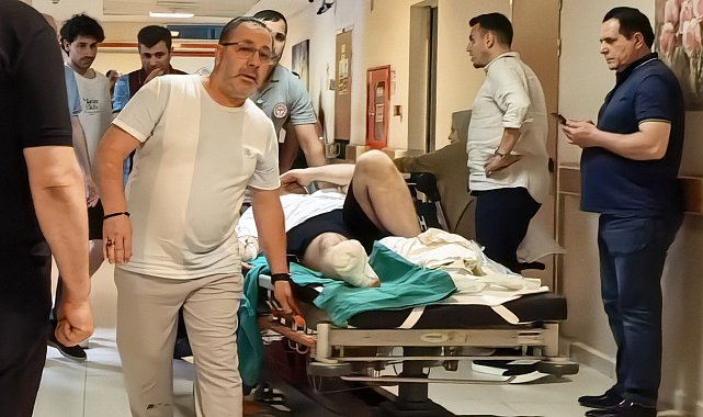 Çim biçme makinesine ayağını kaptırınca 3 parmağı koptu