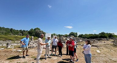Cruise turistlerinin yeni rotası Stratonikeia oldu