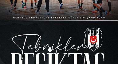Cumhurbaşkanı Erdoğan, Hentbol Ardventure Erkekler Süper Lig Şampiyonu Beşiktaş'ı tebrik etti