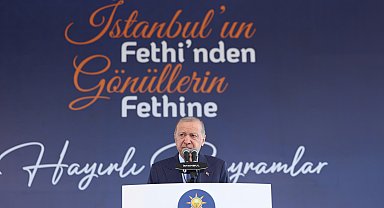 Cumhurbaşkanı Erdoğan: İstanbul'un fethini halen içlerine sindiremeyen hazımsızlar var Geniş haber