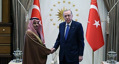 Cumhurbaşkanı Erdoğan, Suudi Arabistan Dışişleri Bakanı Faysal'ı kabul etti