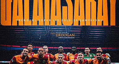 Cumhurbaşkanı Erdoğan'dan Galatasaray'a tebrik mesajı