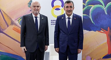 Cumhurbaşkanı Yardımcısı Yılmaz, AGİT Genel Sekreteri Sinirlioğlu ile bir araya geldi