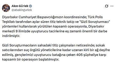 Diyarbakır merkezli 9 ilde 'uyuşturucu' operasyonu